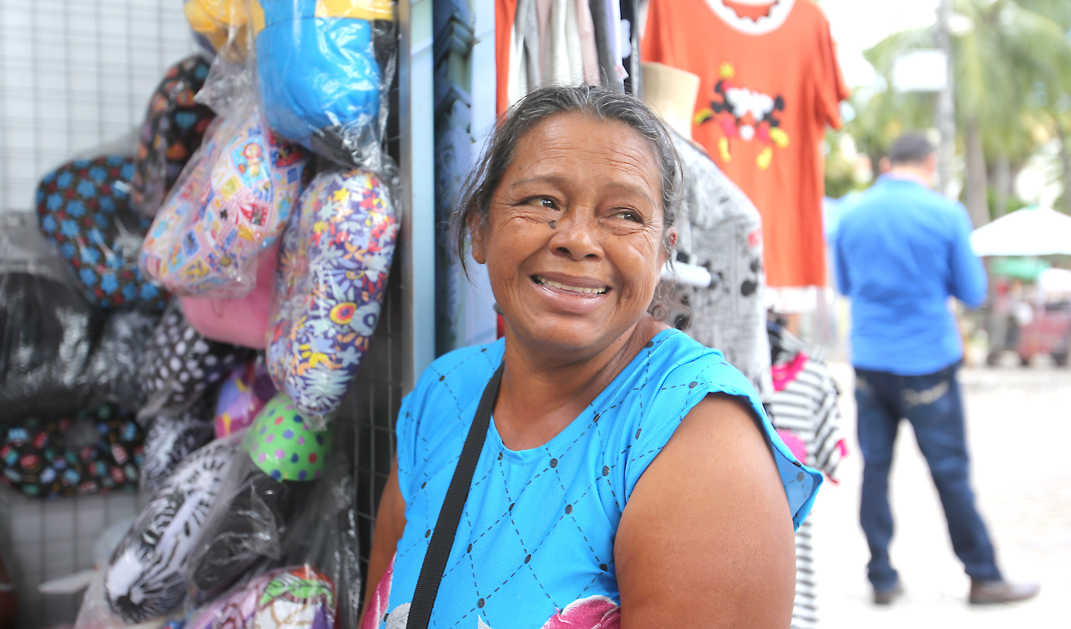 Mulher sorrindo