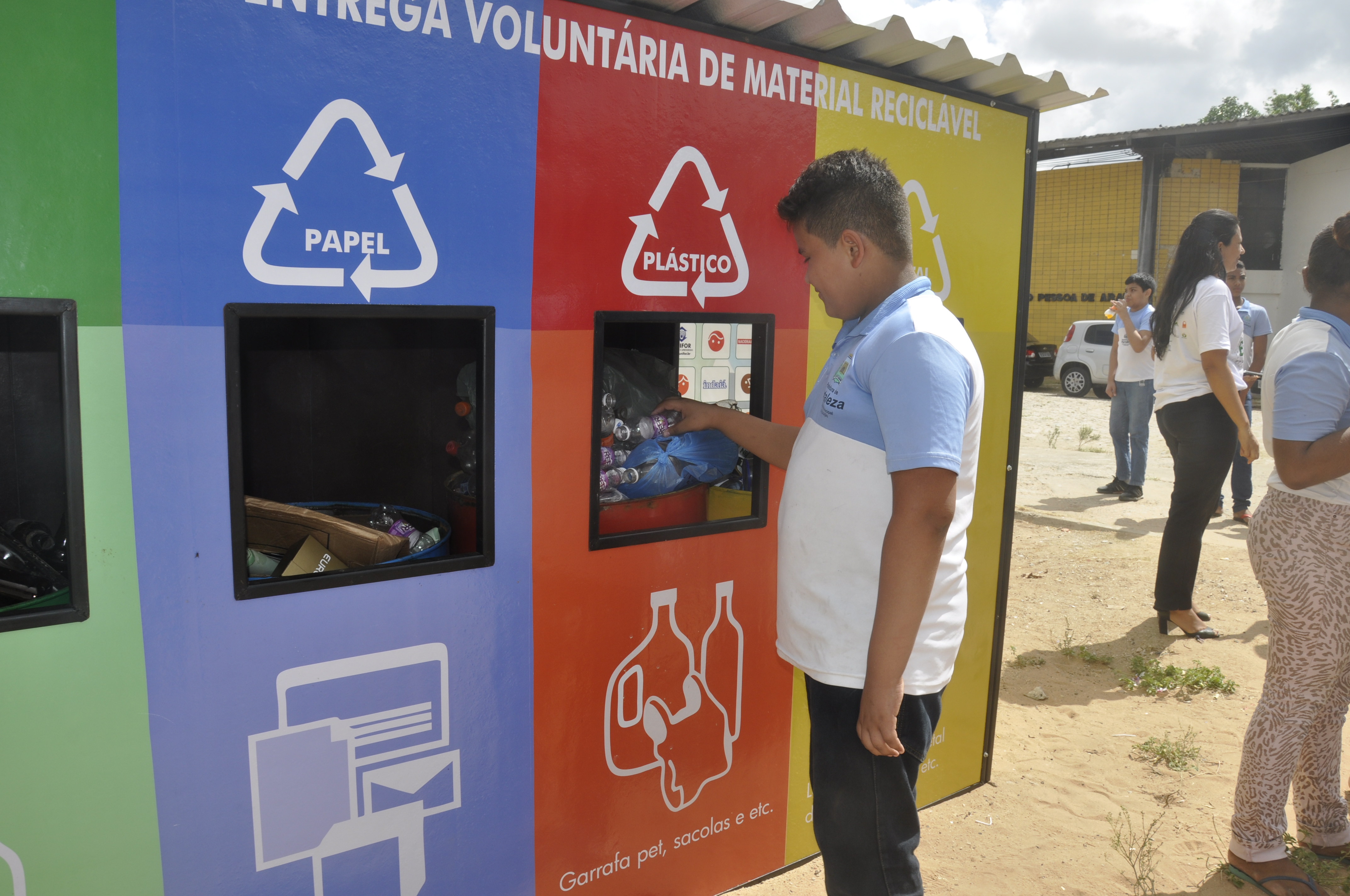 Primeira unidade do projeto, na Escola Municipal Narciso Pessoa de Araújo, localizada no Grande Bom Jardim 