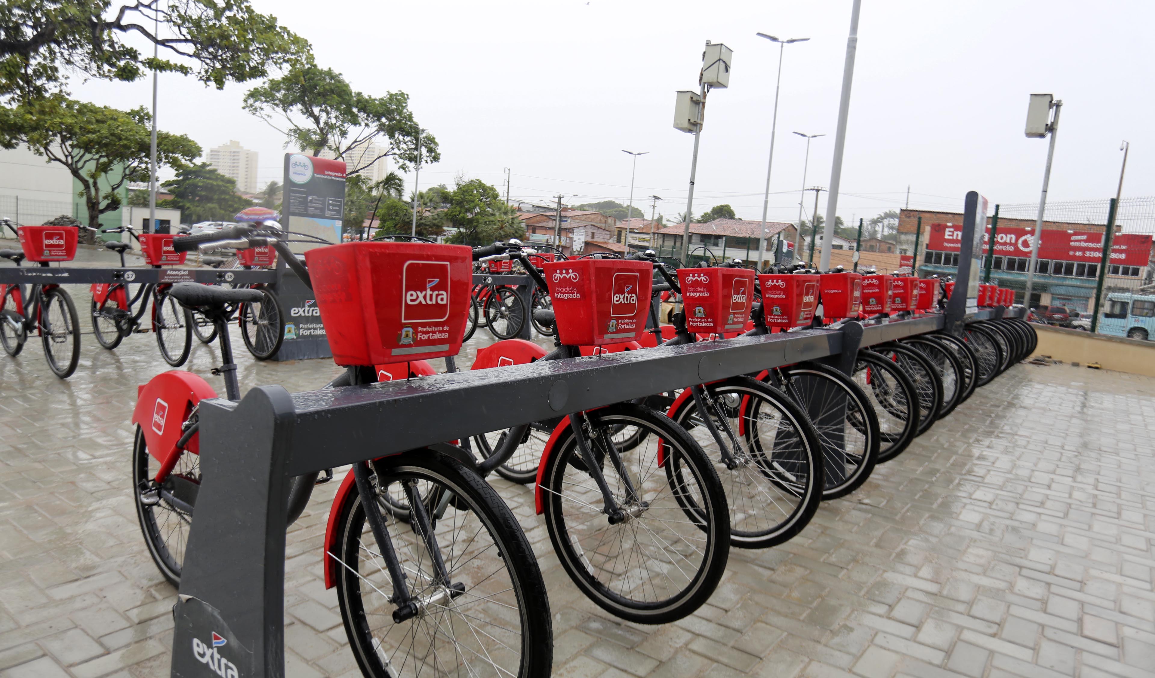 Estação do Bicicleta Integrada no Novo Terminal de Messejana