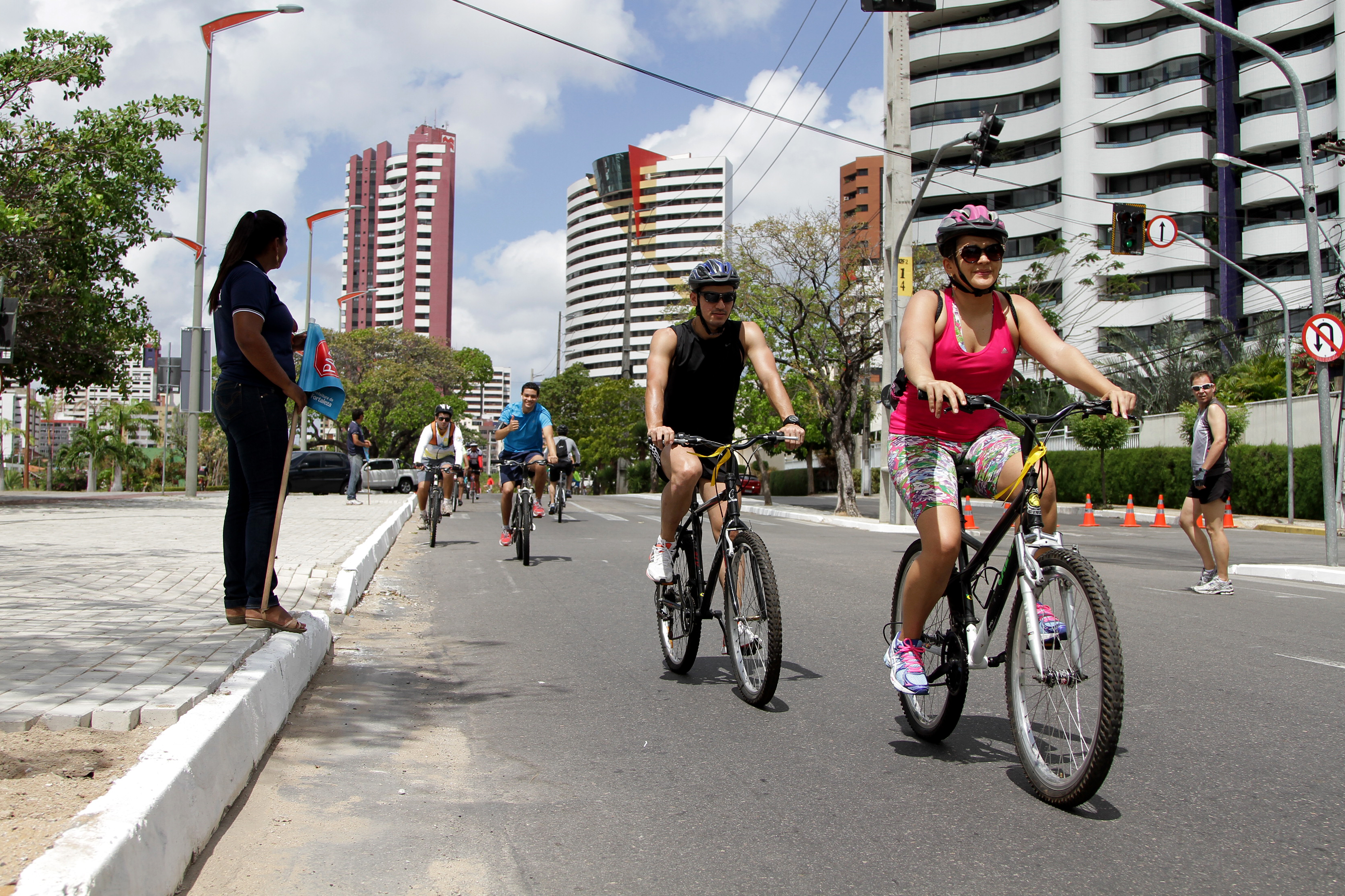 Trecho da Ciclofaixa de Lazer