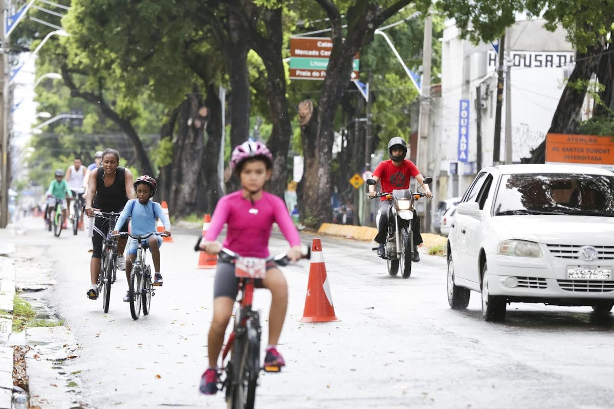 Trecho da Ciclofaixa de Lazer