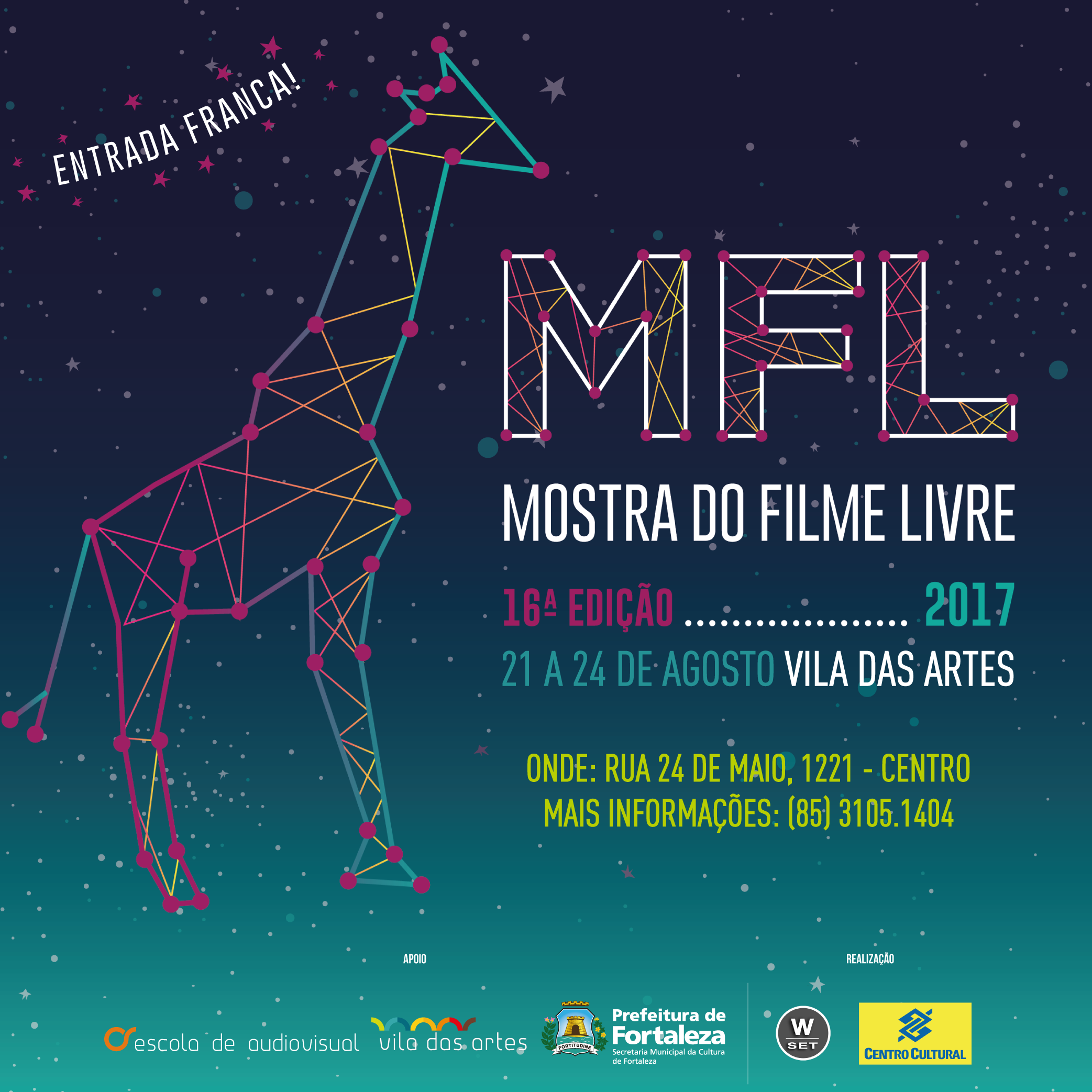 Cartaz da Mostra do Filme Livre