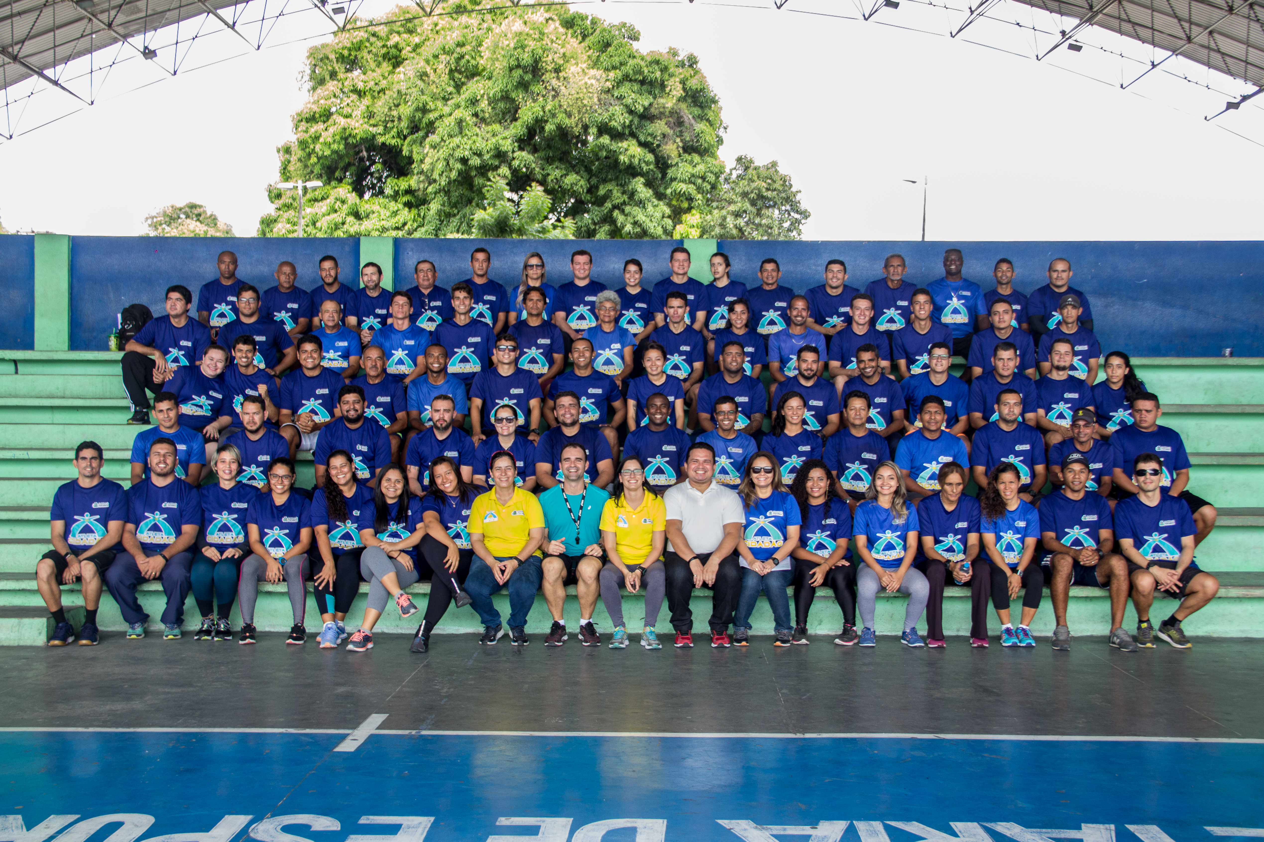 Equipe do Atleta Cidadão durante evento de capacitação