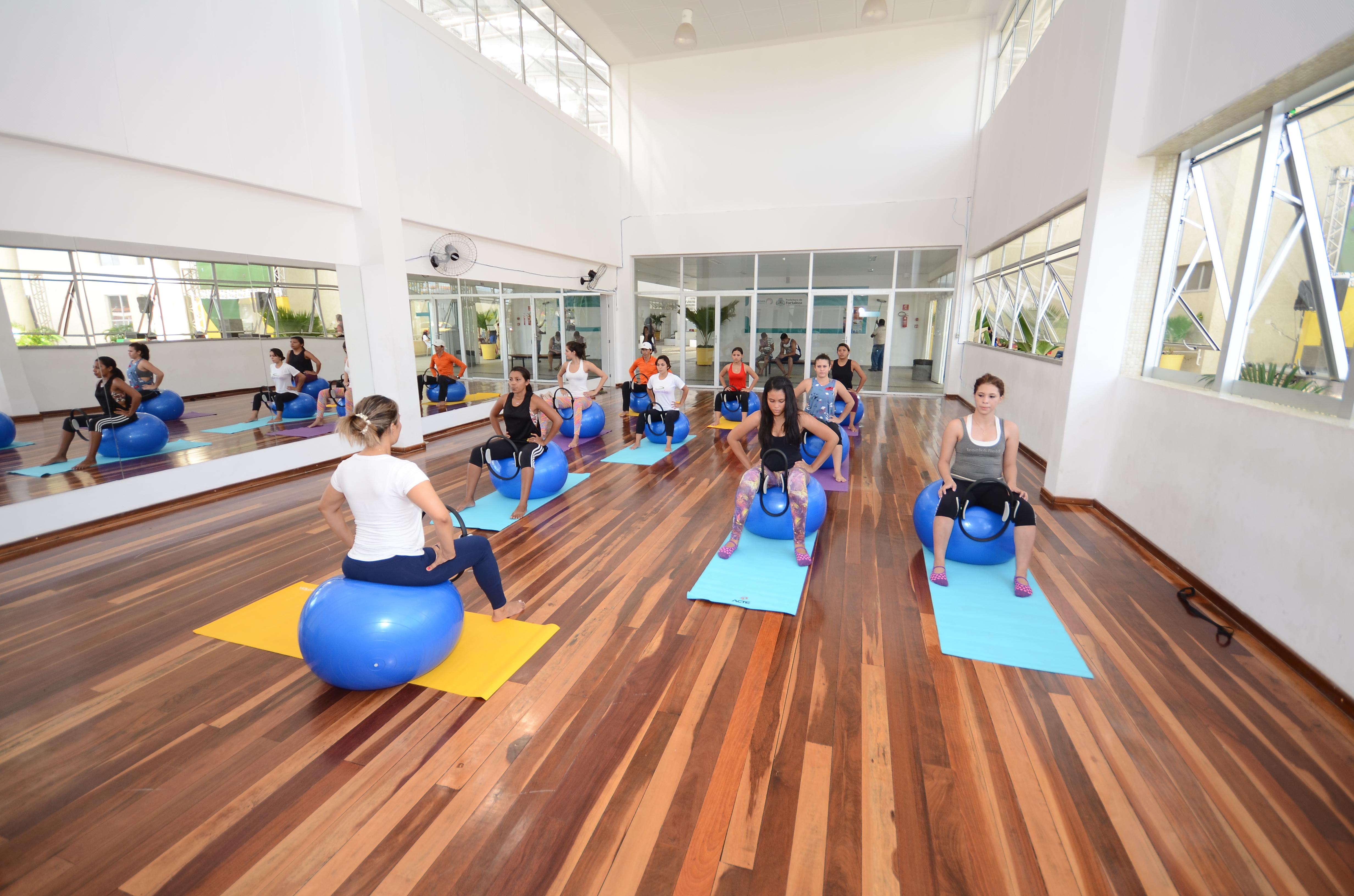 Aula de pilates