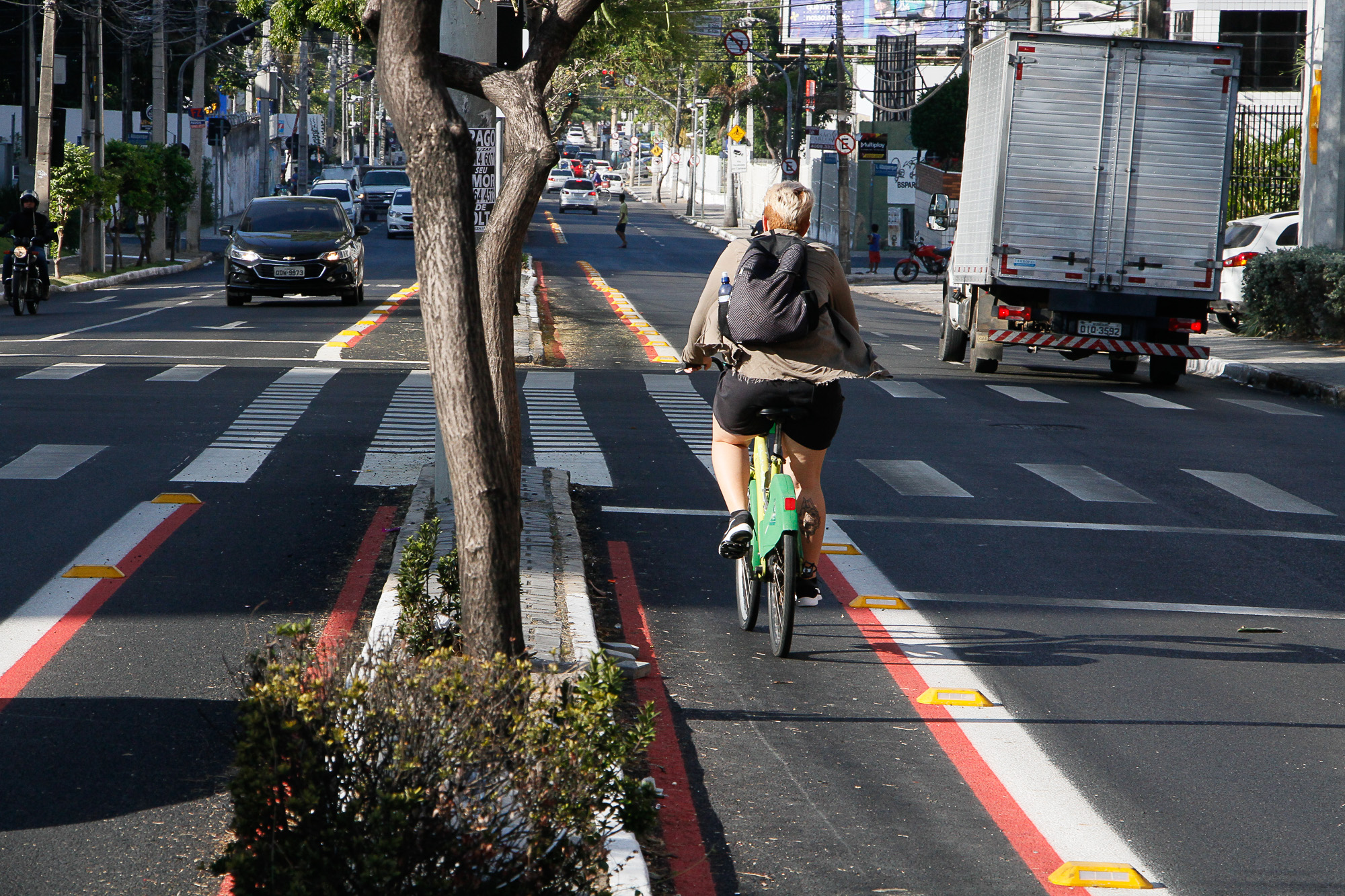 Ciclofaixa da Avenida Virgílio Távora