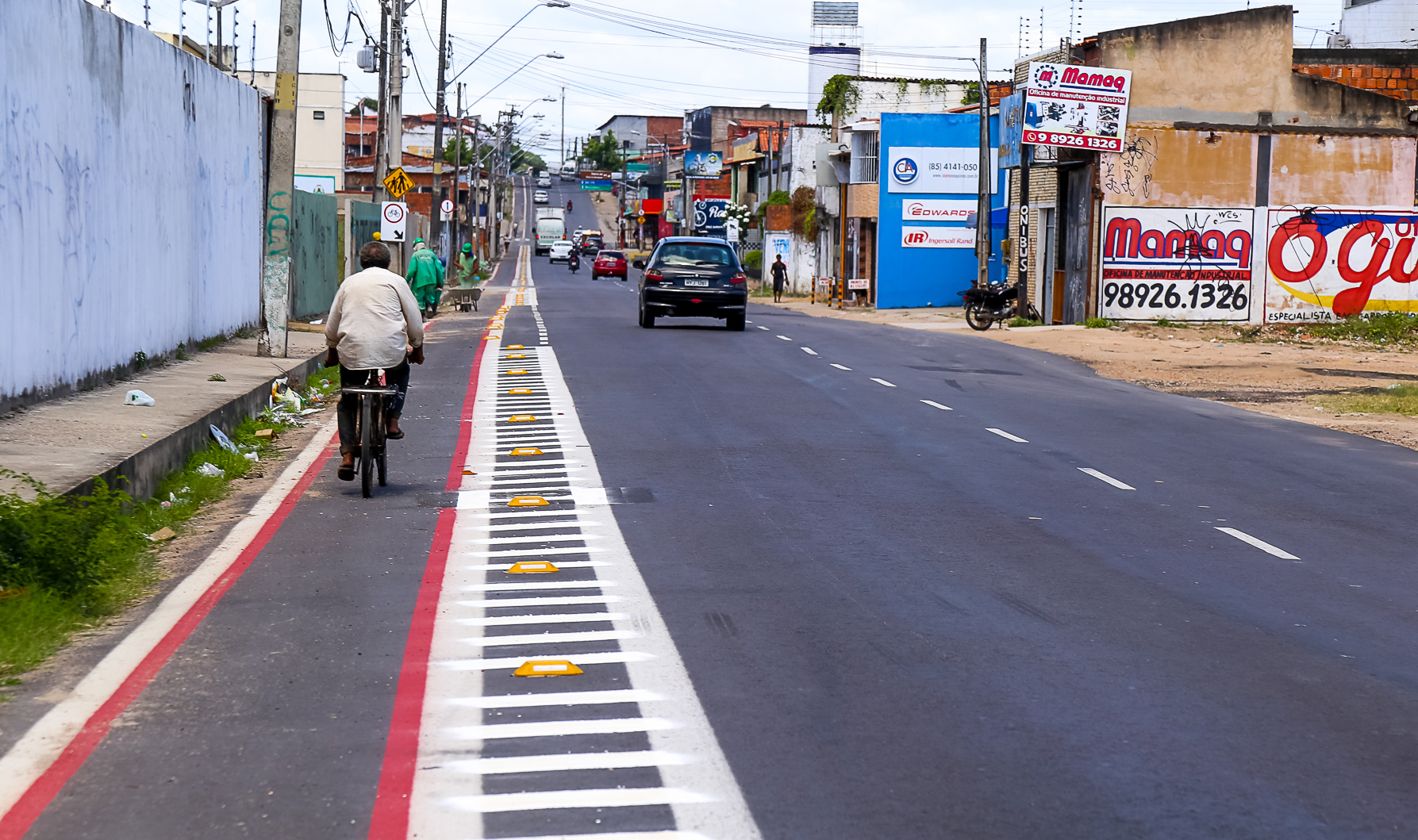 Trecho da Ciclofaixa 