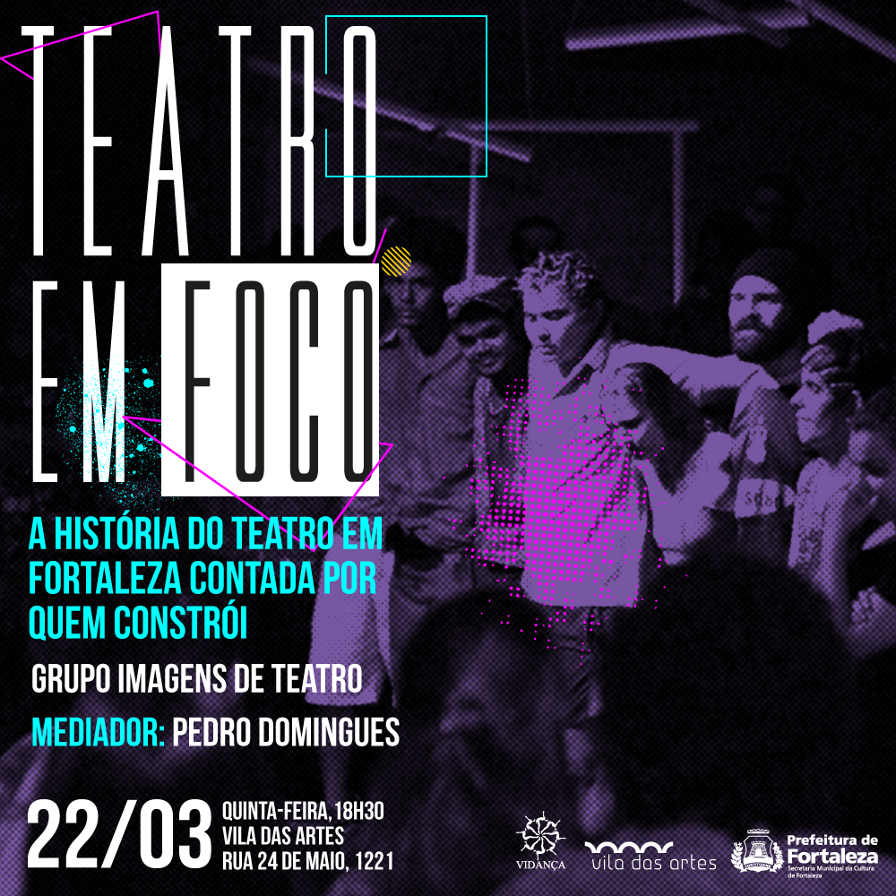 Peça gráfica projeto Teatro em Foco