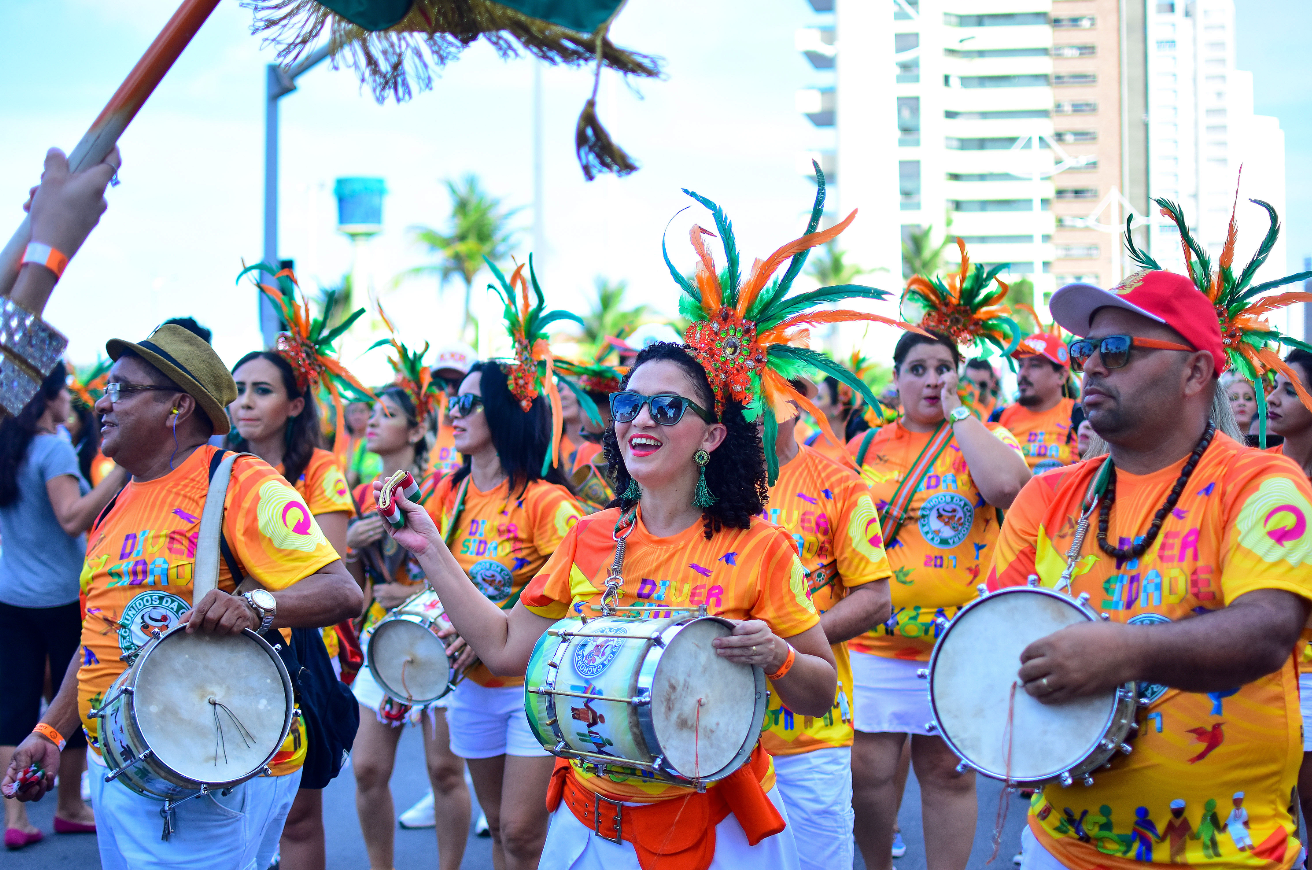 Bloco de rua no Pré-Carnaval