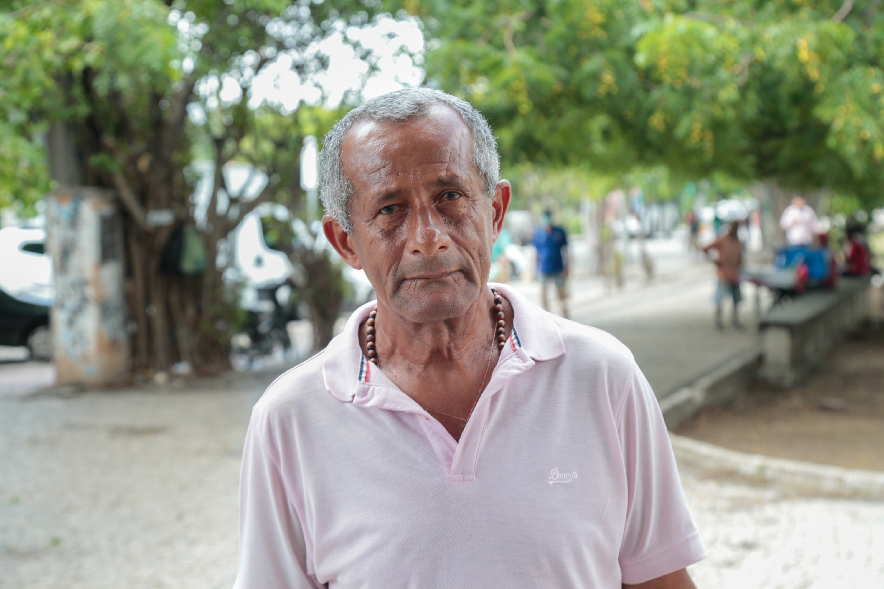 Jorge da Silva posa para a foto