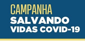 arte com a marca salvando vidas covid 19