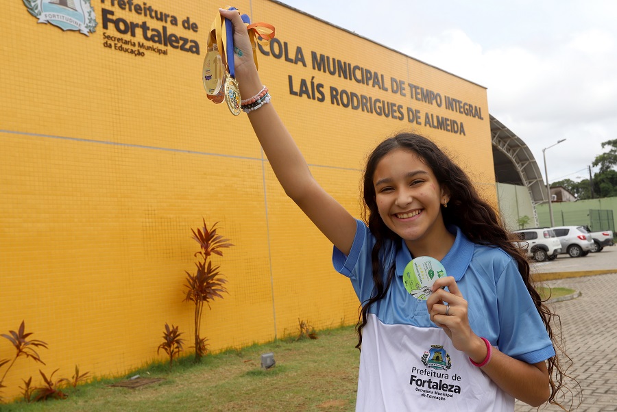 Aluna da Rede Municipal de Ensino