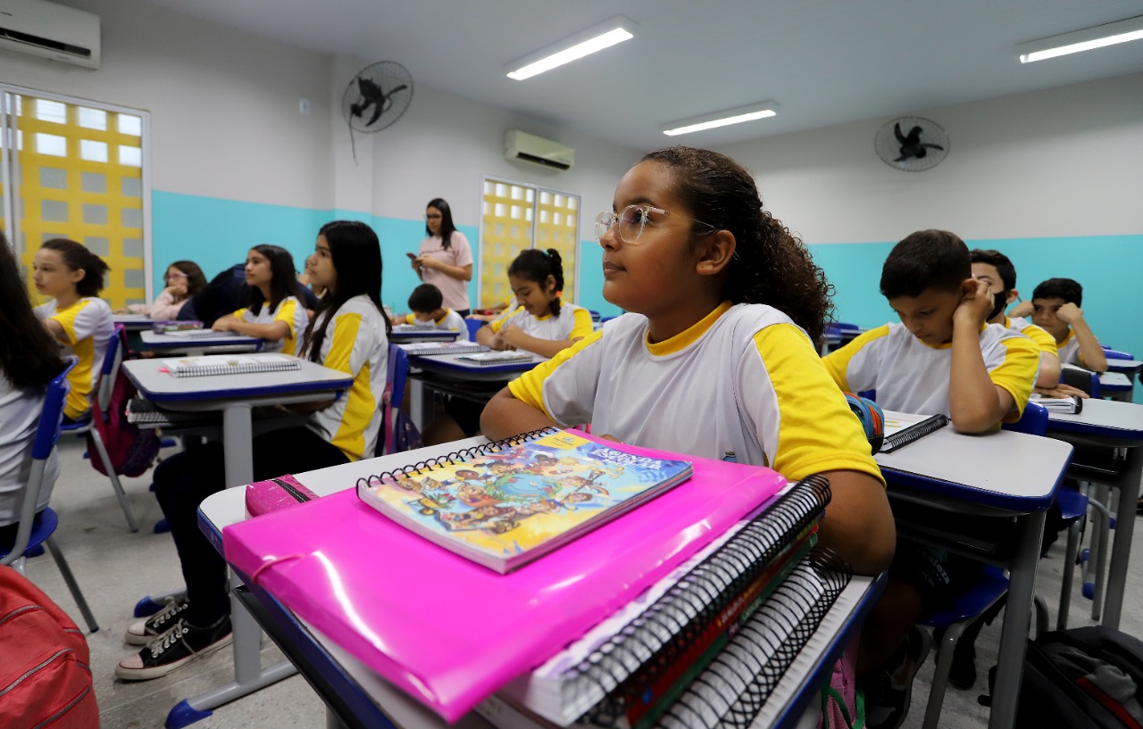 Alunos em sala de aula