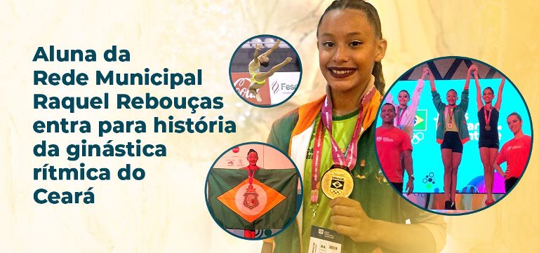 Aluna da Rede Municipal com medalha