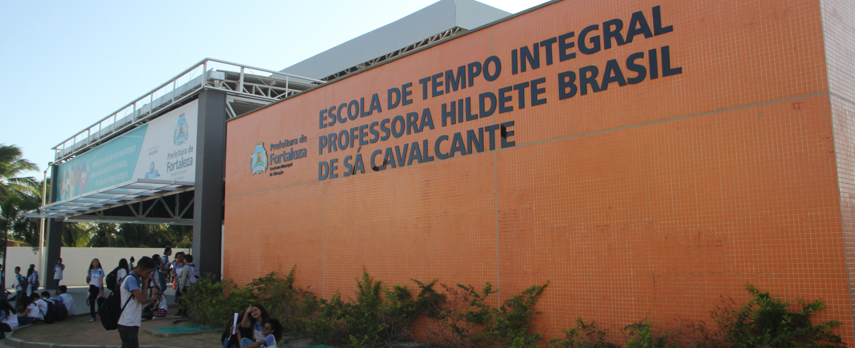 Fachada de uma unidade da Rede Municipal