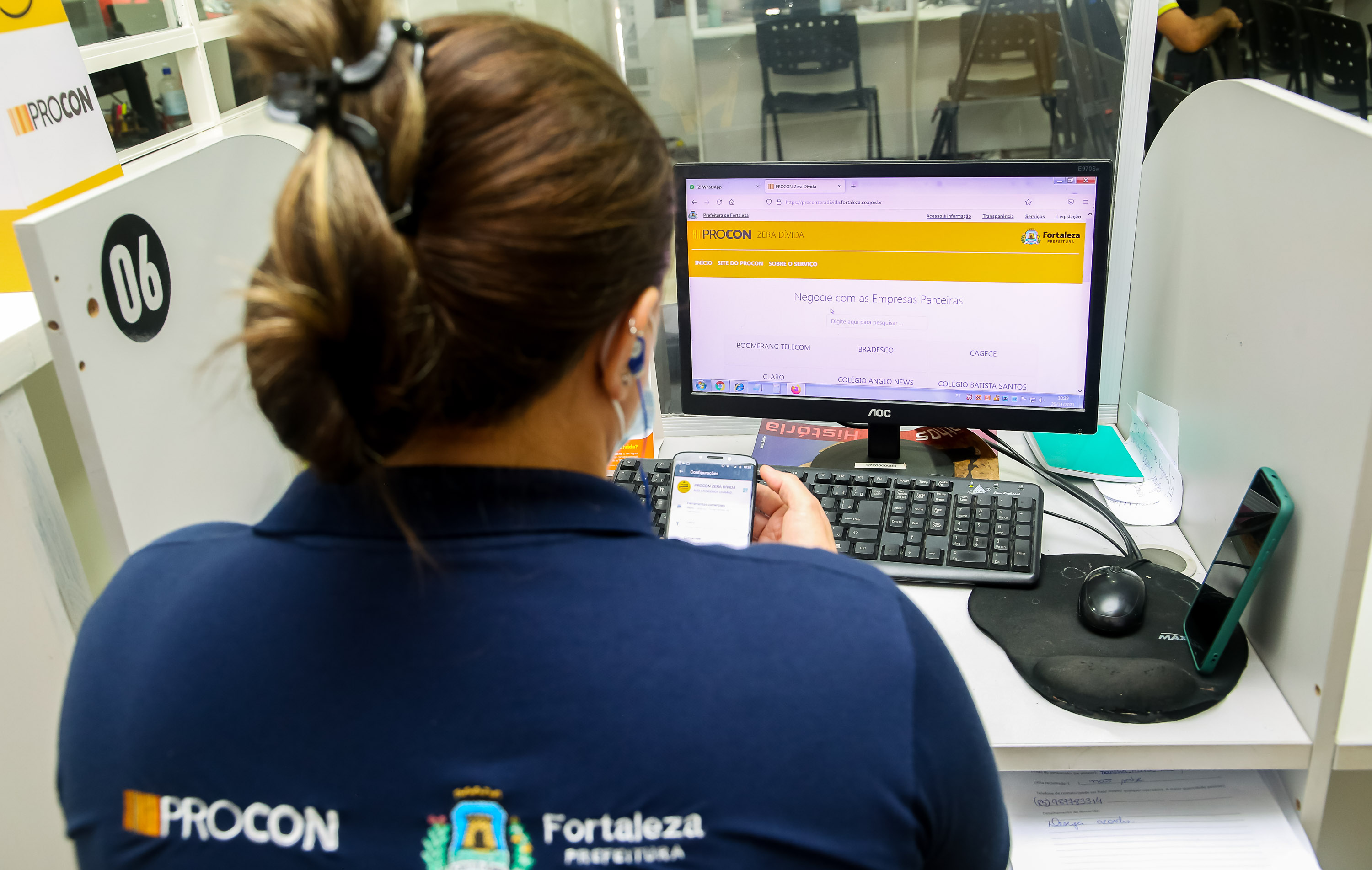 Atendimento do Procon Fortaleza