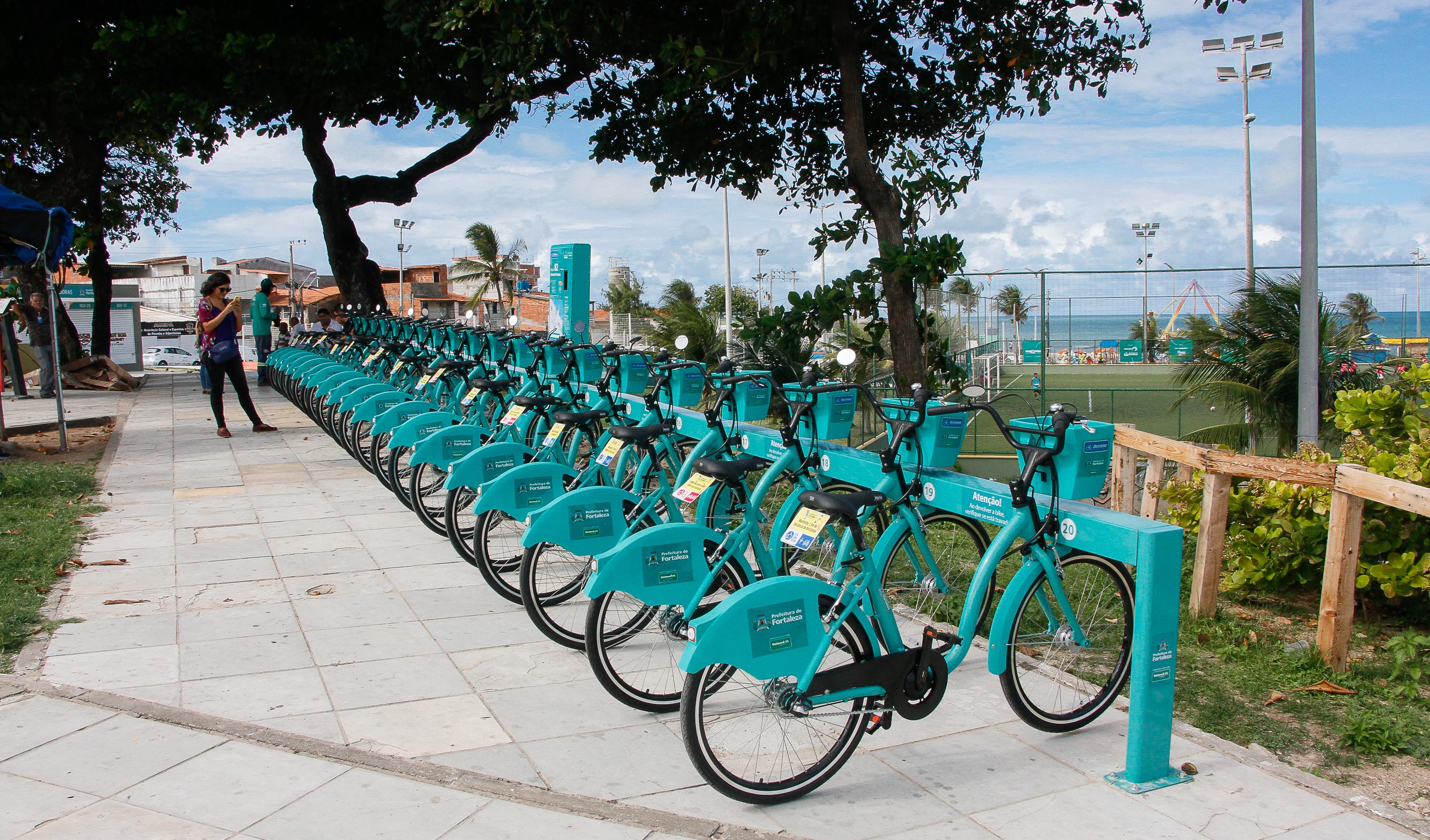 Nova estação do Bicicletar na Areninha do Pirambu (Regional I)