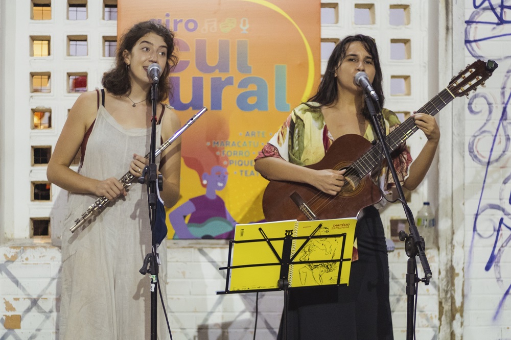 Giro Cultural no Mercado Cultural dos Pinhões (Foto: Thiago Matine)