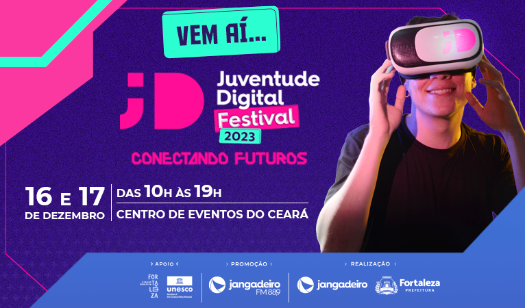 Banner mostra divulgação do JD Festival 2023