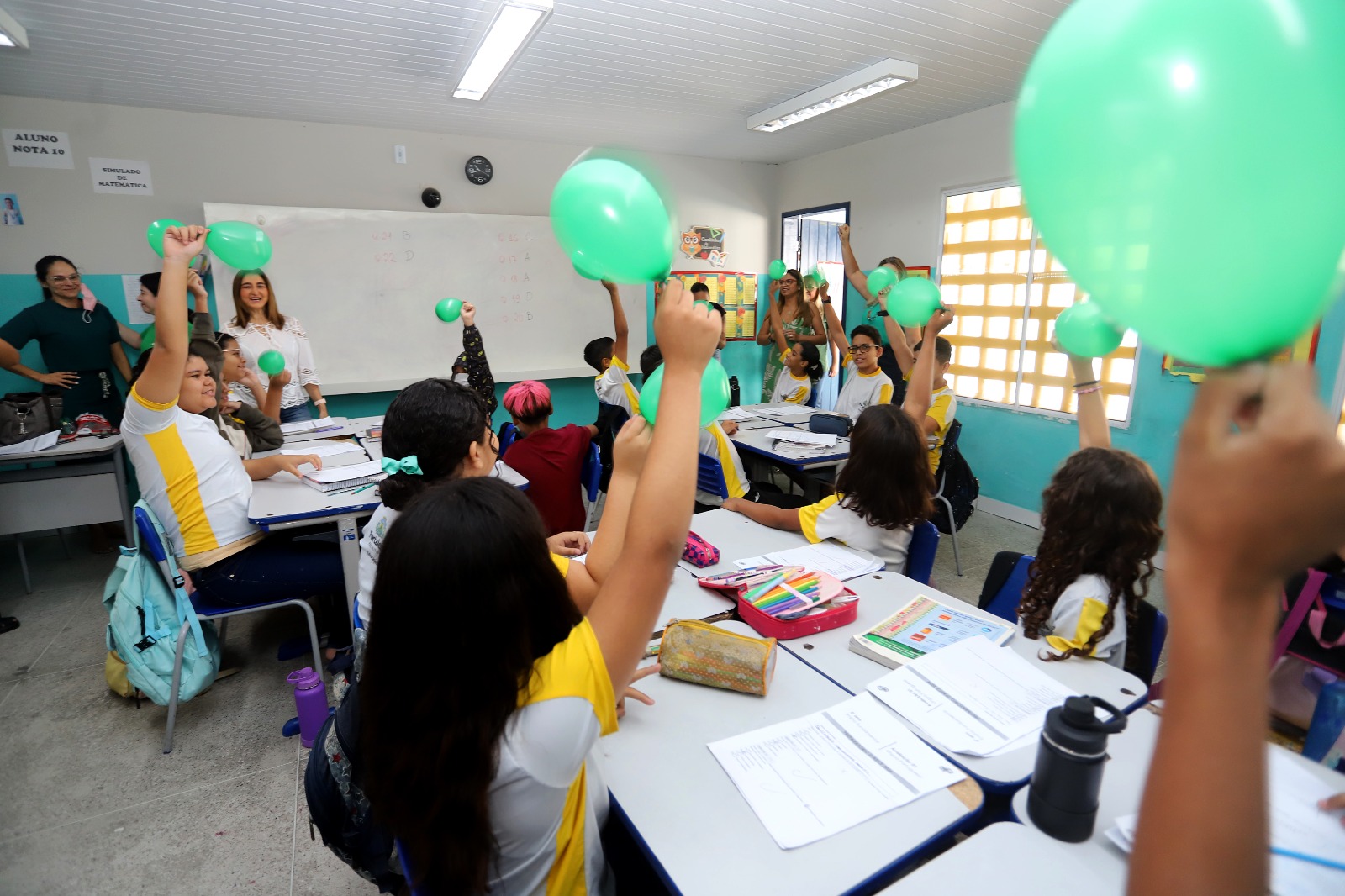 Foto sala de aula