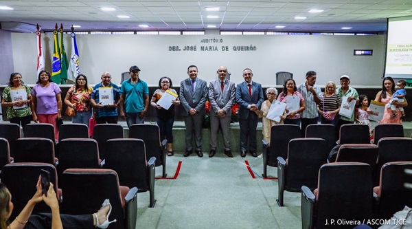 Pessoas no auditório