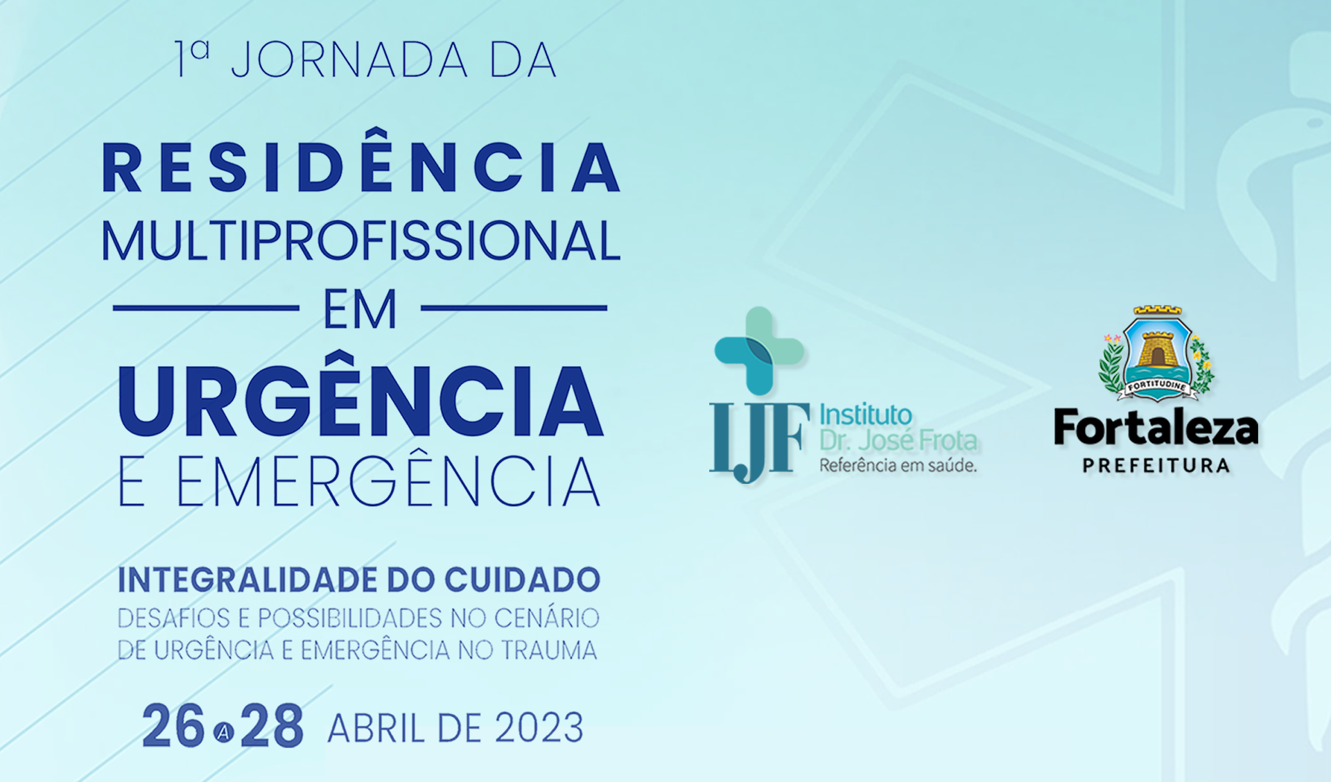 Informações sobre a 1 Jornada da Residência Multiprofissional do IJF