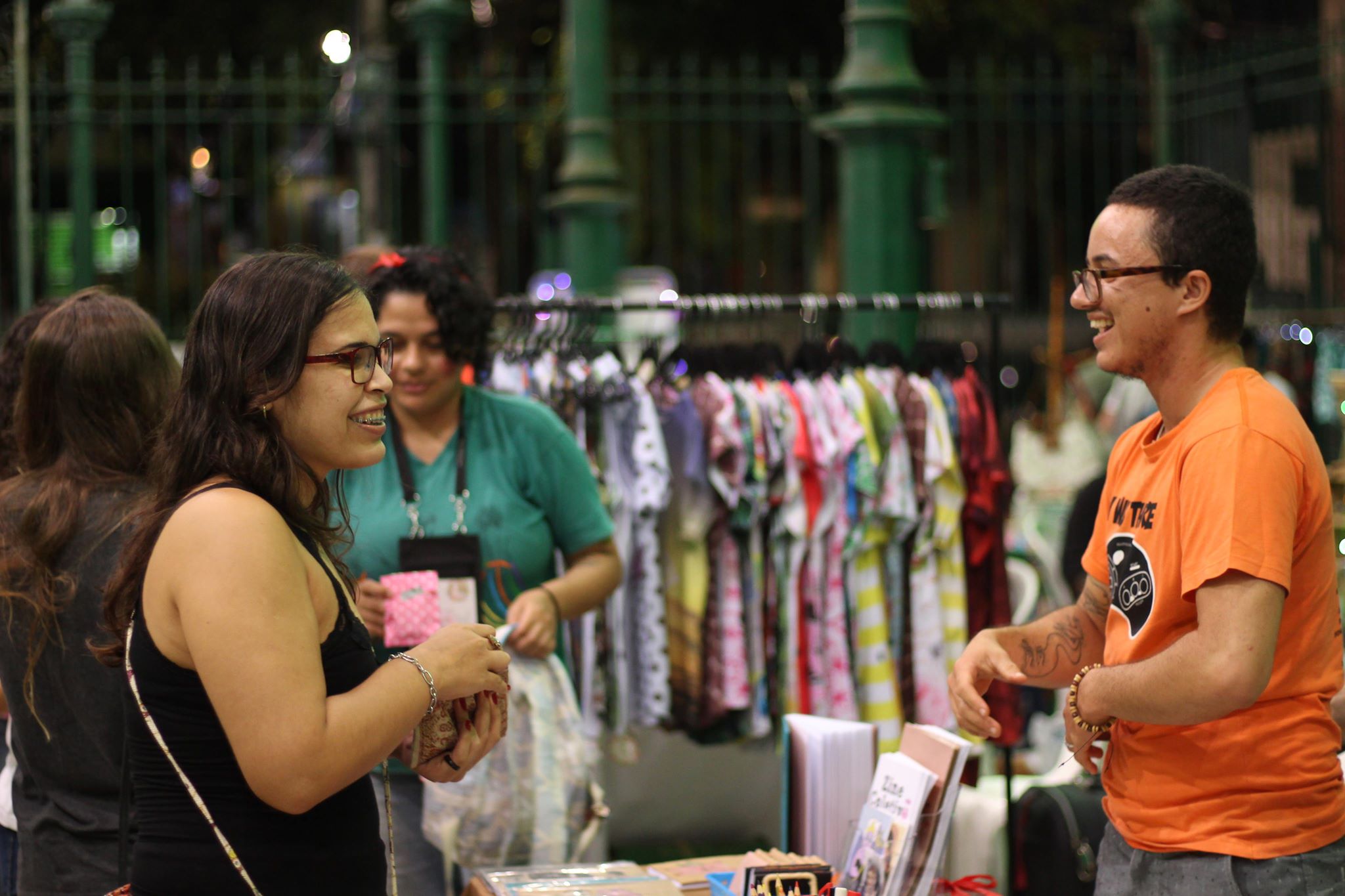 Feira de economia criativa, Mercado Coletivo, realizada mensalmente no Mercado dos Pinhões