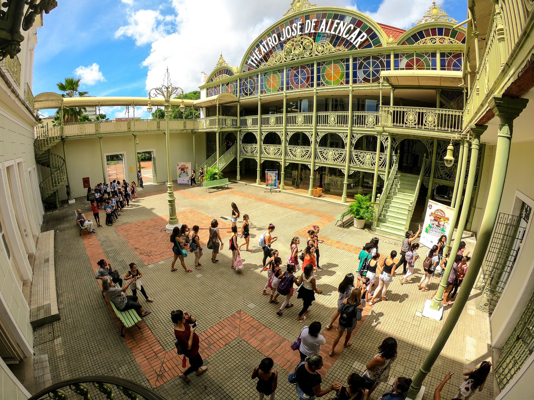 Área interna do Theatro José de Alencar